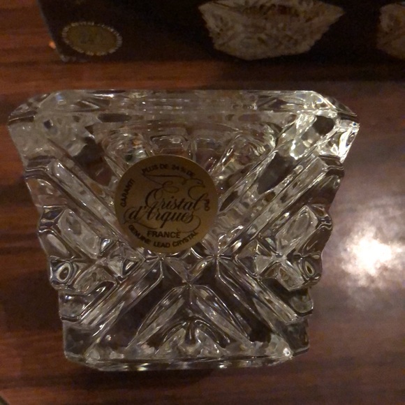 Crystal Candlesticks by Cristal d’Arques Masquerade - Picture 6 of 7